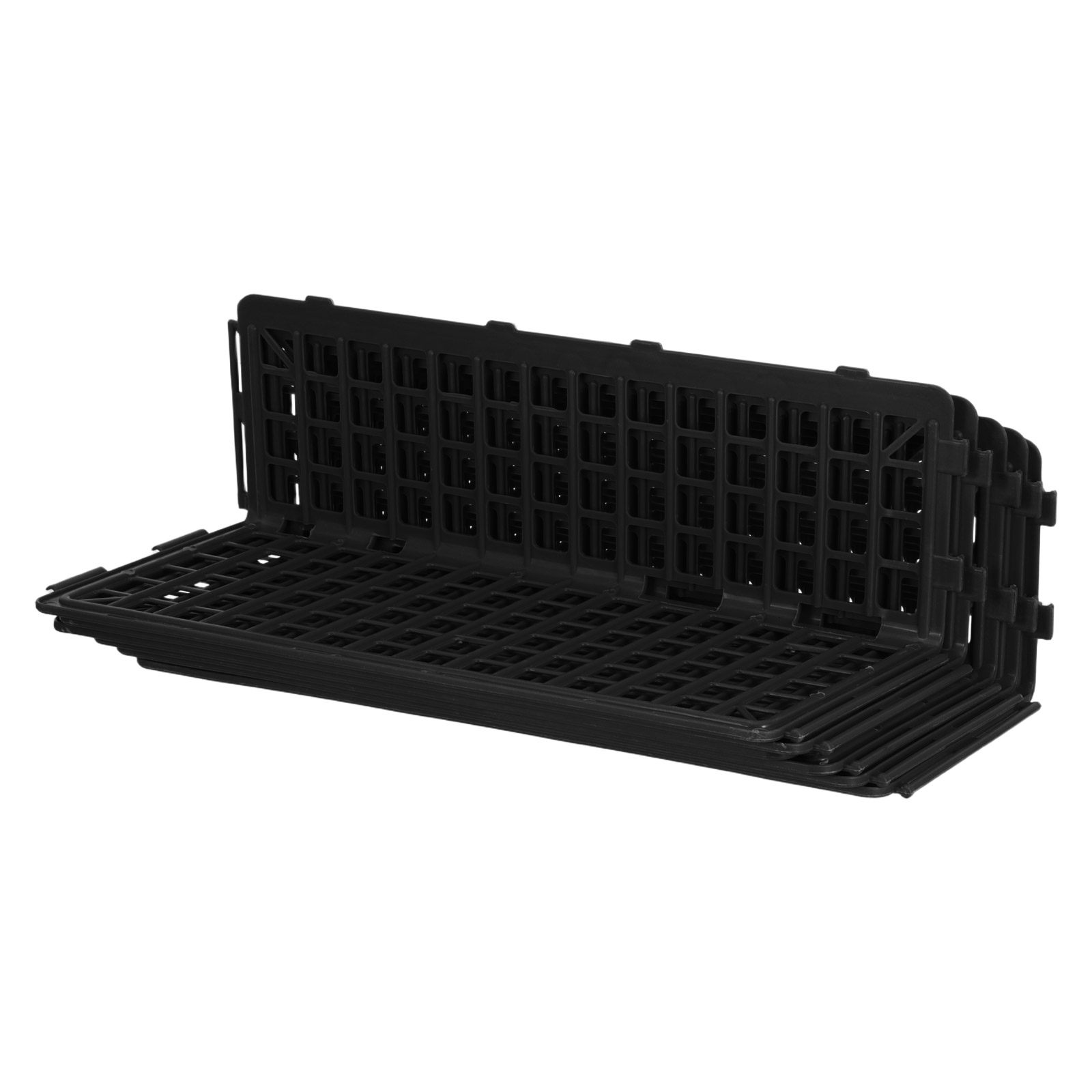 Food Storage With Dividers - 6 Stück Supermarkt-Regalschutzgitter - Kunststoff-Trennwände für