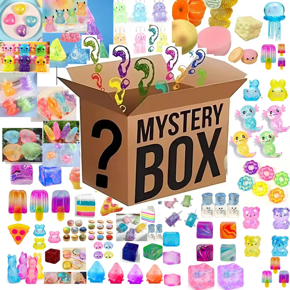 Food Storage Bag - 100+ Mystery Fidget Toy Blind Box,