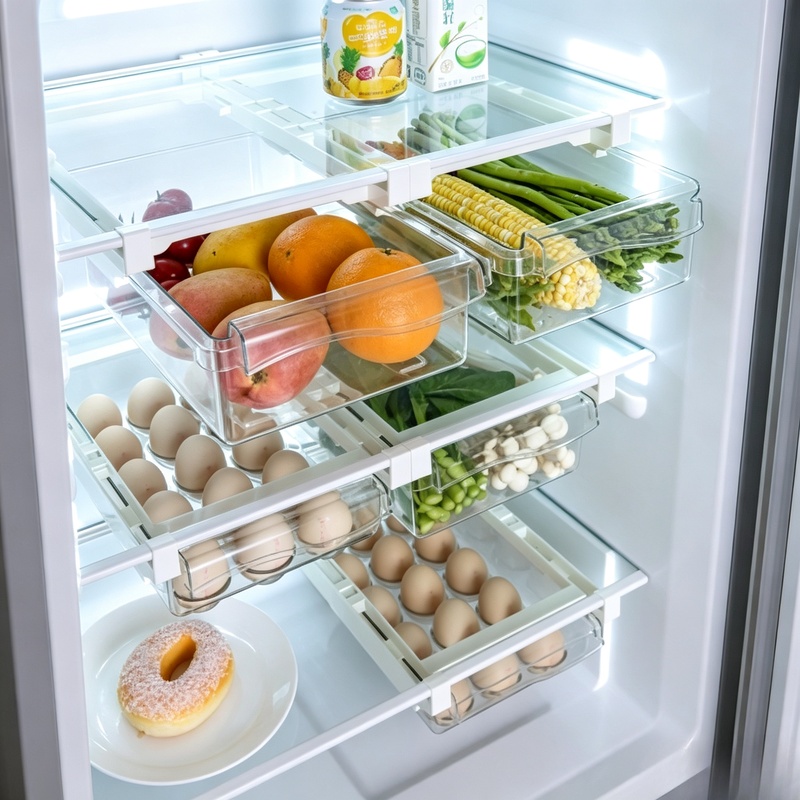 Hängender Schubladen-Kühlschra – Food Storage With Dividers Bewertung und Preis