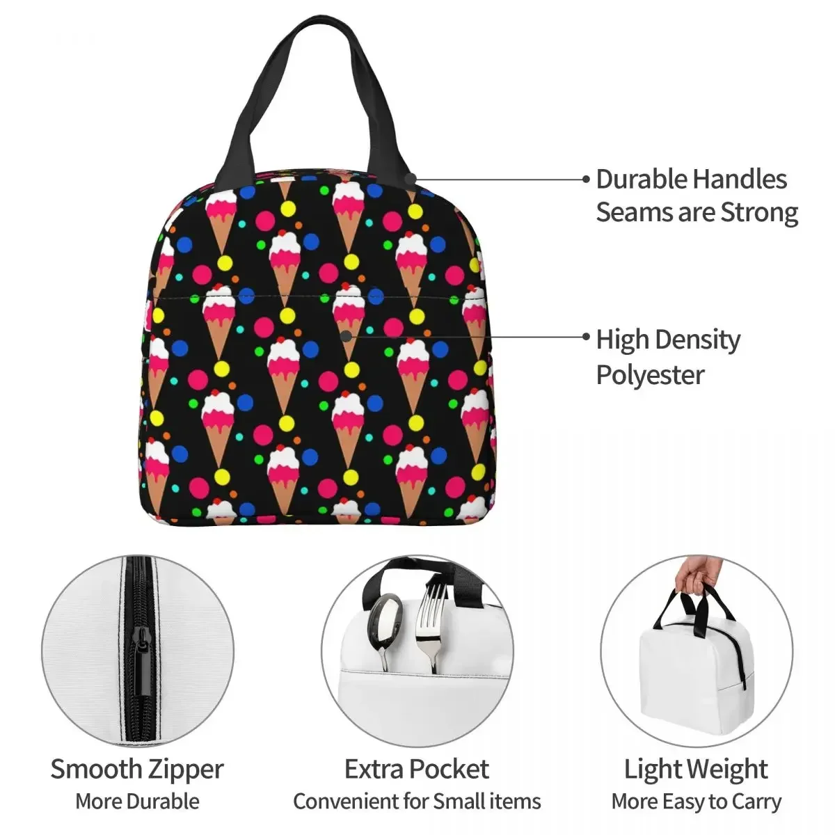 Bunte Tragbare Lunch-Tasche Ei – Food Storage Bag Bewertung und Preis