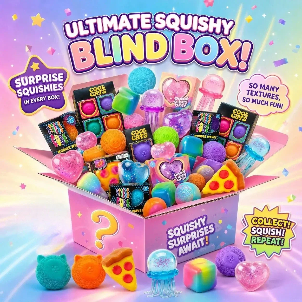 100+ Mystery Fidget Toy Blind  – Food Storage Bag Bewertung und Preis