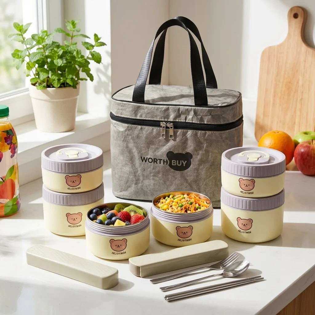304 Edelstahl Thermische Lunch – Food Storage Oven Safe Bewertung und Preis