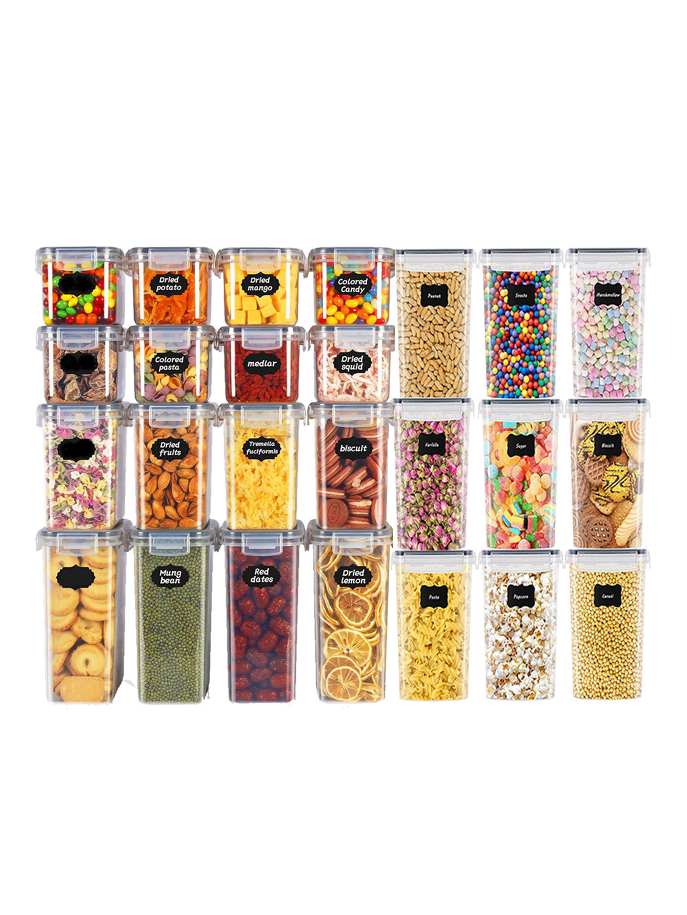 48 Stück, Versiegelte Lebensmi – Food Storage Labels Bewertung und Preis